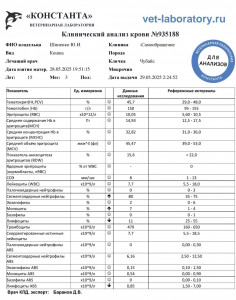 Расшифровка анализов