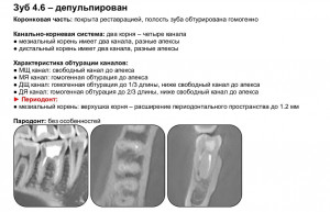 Боль в депульпированном зубе