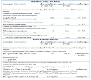 Анализ на гепатиты A B C